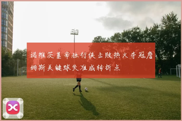 诺维茨基率独行侠击败热火夺冠詹姆斯关键球失准成转折点