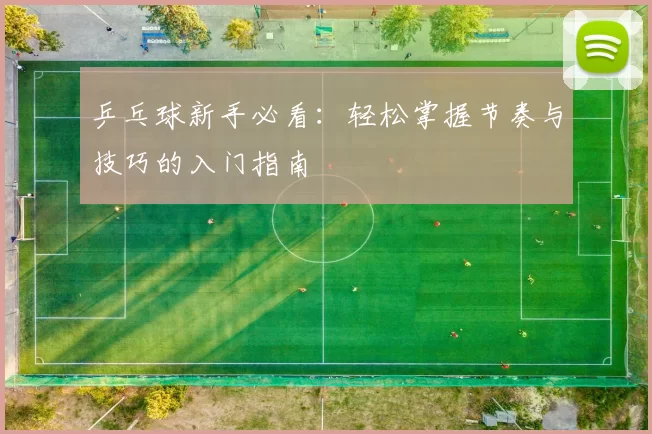 乒乓球新手必看：轻松掌握节奏与技巧的入门指南
